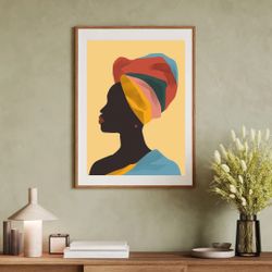 Instant Digital Download African Woman