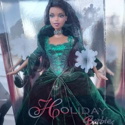 2004 Holiday Barbie Black Doll 
