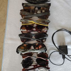 Lot Of 12 Sunglasses And Reading Used.( Not Selling Separately)