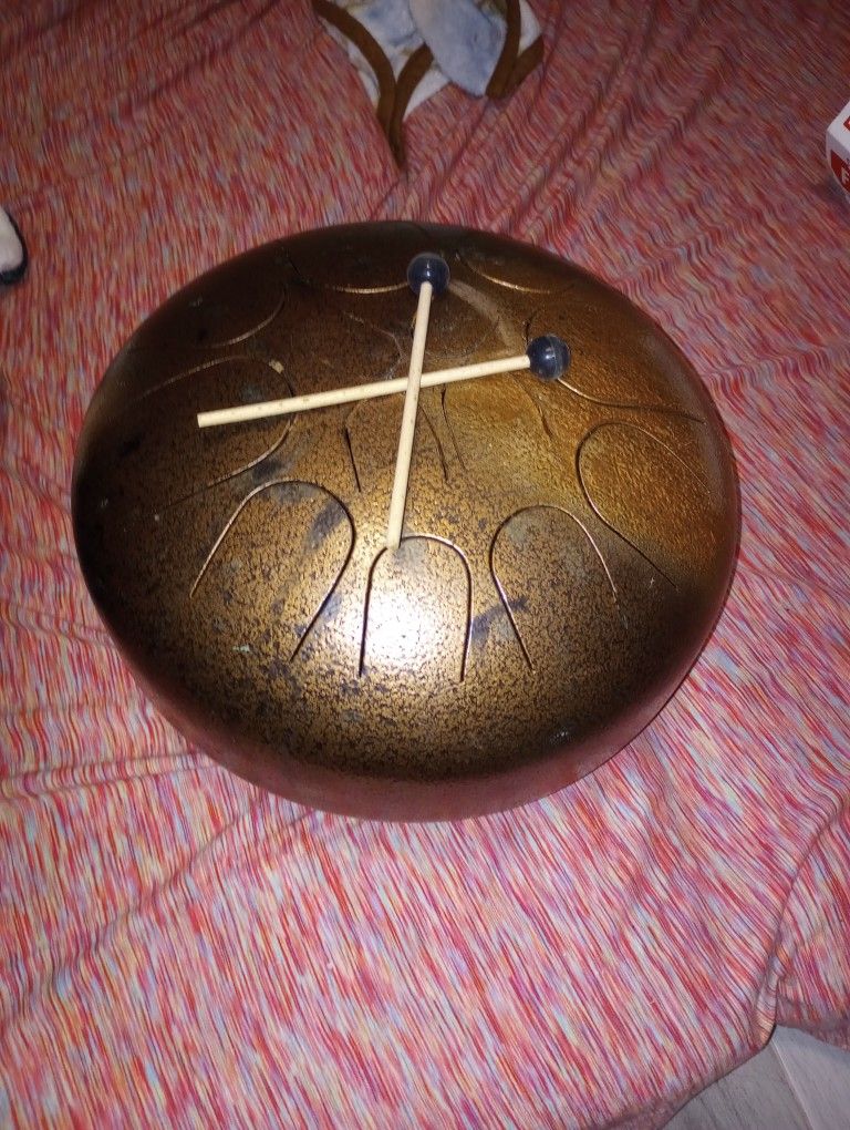 Rain Tongue Drum With Mallets