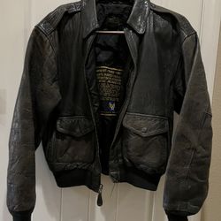 Brown Bomber Flight, Jacket, Size Large