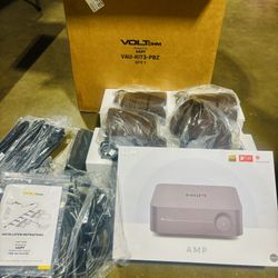 VOLT 4.1 Outdoor Audio System ~ 4 High-Performance Satellite Speakers ~ 4 Satellite Speakers + Outdoor Subwoofer