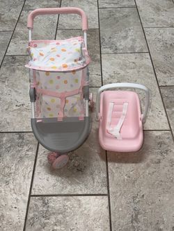 Baby doll stroller and carrier