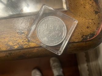 1996 Olympics Silver Commemorative Medal This One Is For Archery.