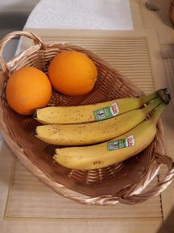 Plastic basket, looks like wood!