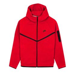 Red Nike Tech Fleece