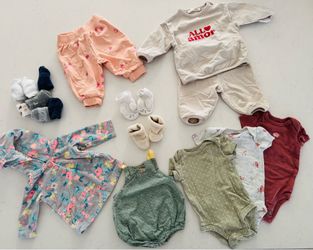 0-3m baby clothes set almost new
