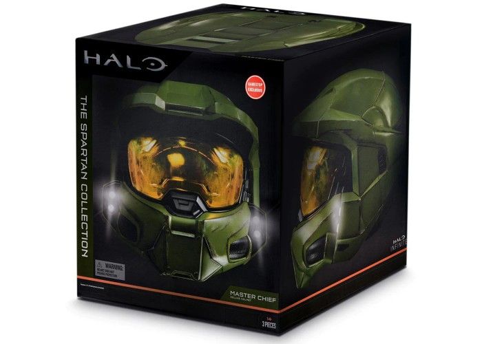 Gamestop Exclusive Halo Master Chief Helmet Jazwares Spartan Collection Sound FX