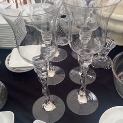 Set Of Large Glass Cups