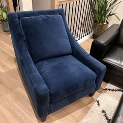 Blue Velvet Chair