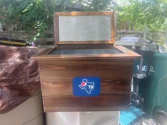 Pepsi Texas Brand Wooden Cooler. New In Box. Rare. No Legs Included. $200