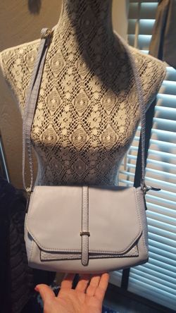 Periwinkle color crossbody bag