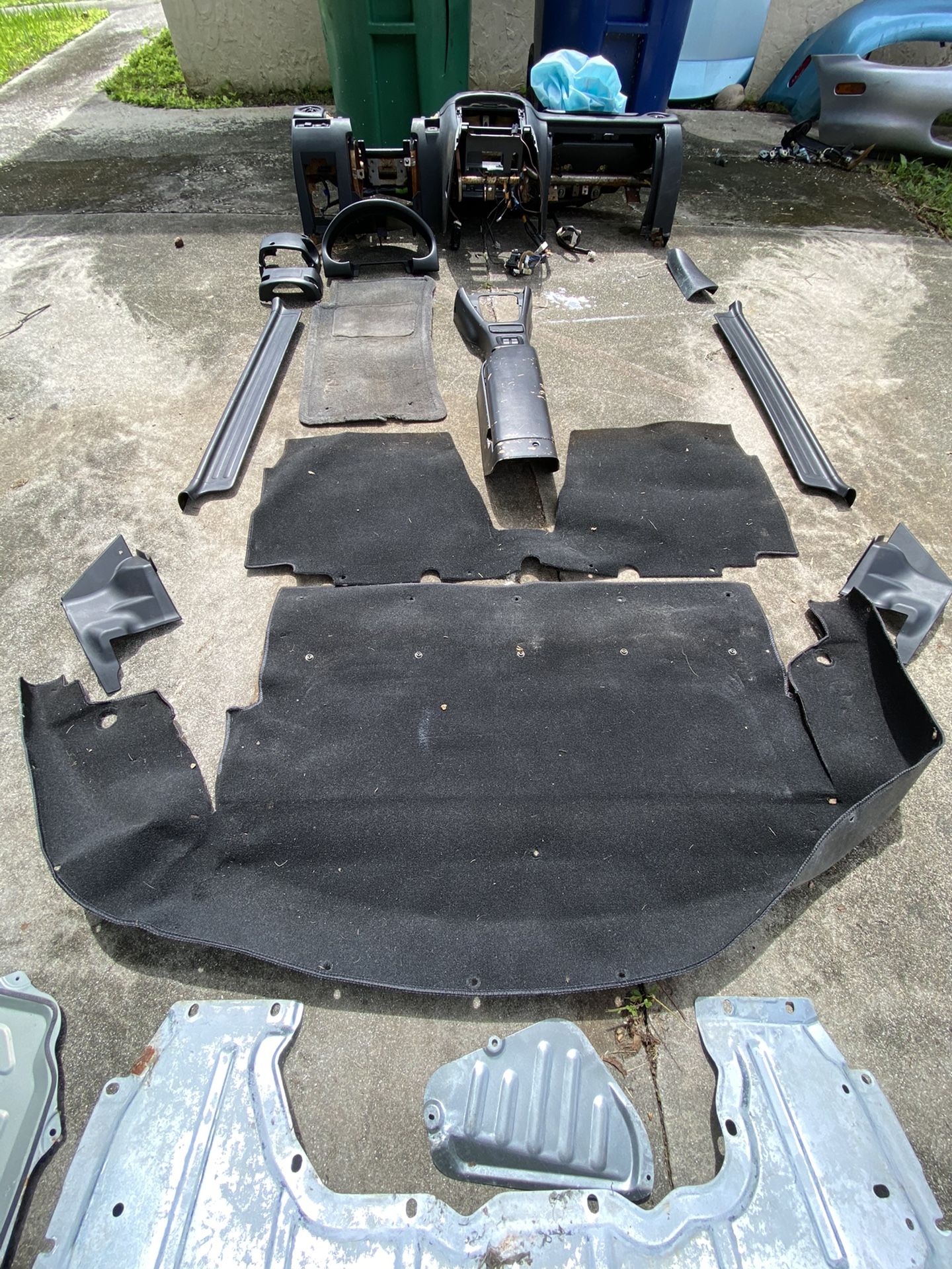 99-05 Mazda Miata black interior parts