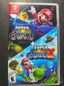 Super Mario Galaxy plus super Mario Galaxy 2
