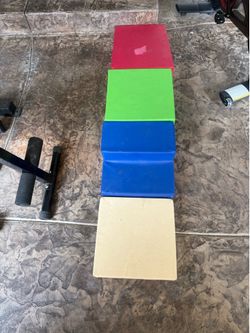 Foam blocks for climbing