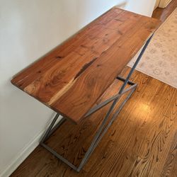 Wood Console Table