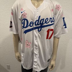 Shohei Ohtani Los Angeles Dodgers White Stitched Jersey  