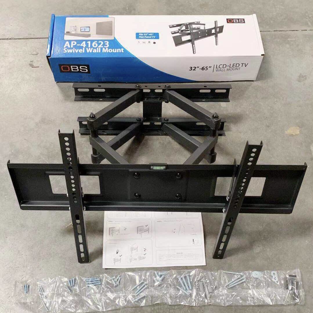 New In Box 32 To 65 Inch Swivel Full Motion TV Television Wall Mount Bracket With Hardware Stand