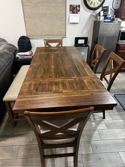 Ashley Moriville Counter Height Dining Extension Table.