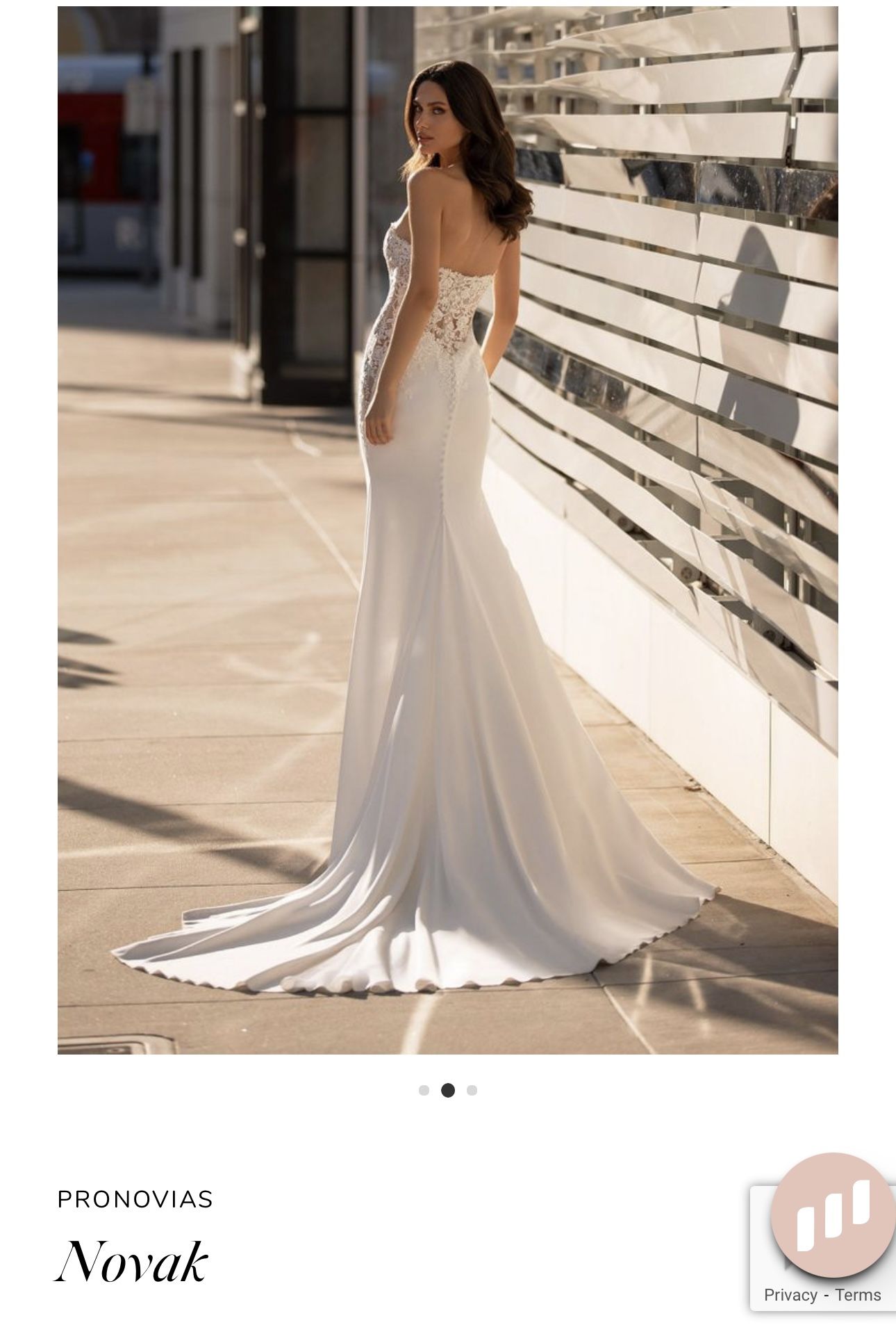 BRAND NEW Pronovias Novak Wedding Dress