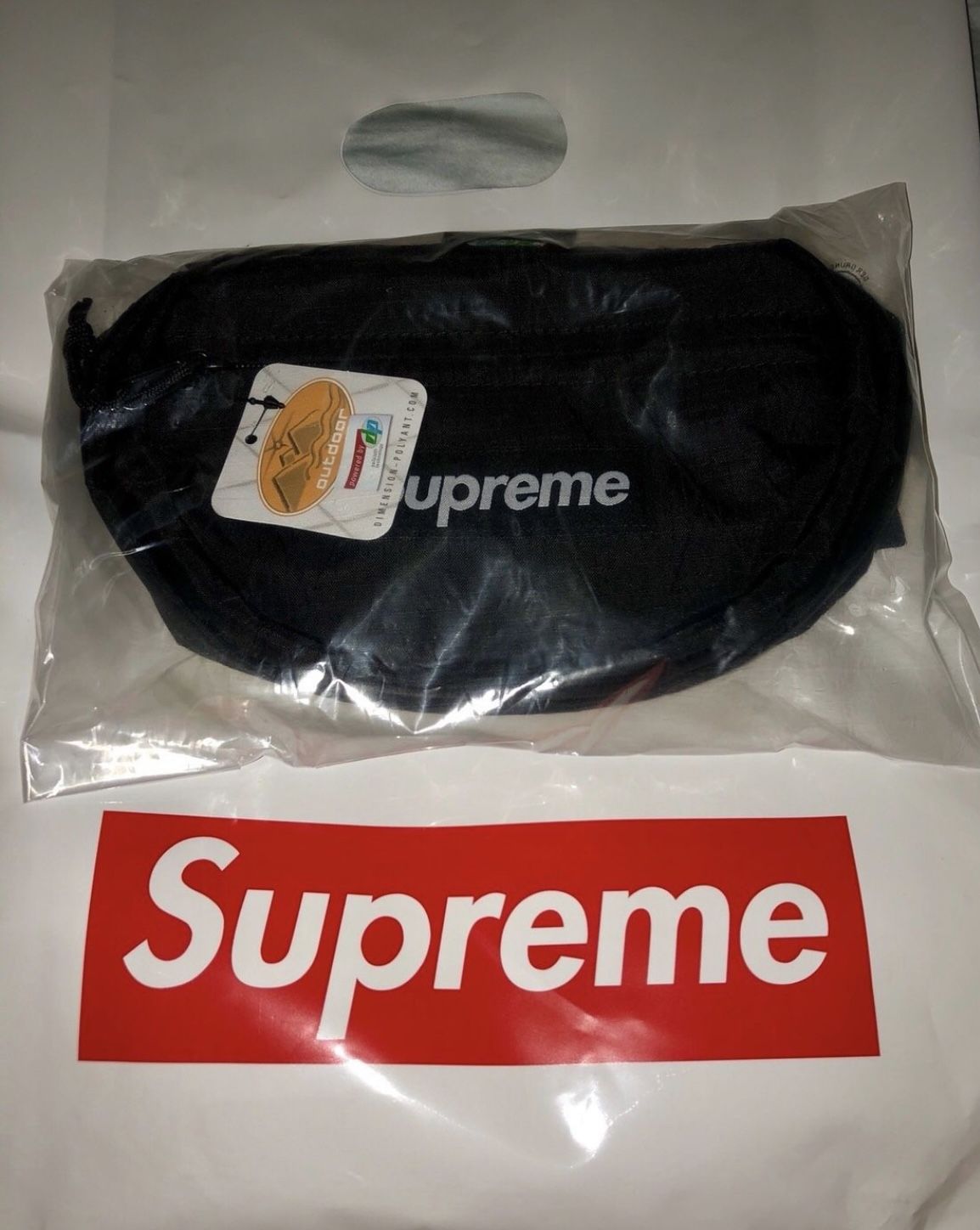 Supreme Waist Bag FW18 (Black)