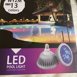 WYZM LED Pool Light Bulb for Inground Pool, IP65 Waterproof,120V 40W, Color Changing,Fit for Pentair and Hayward Pool Light Fixture,