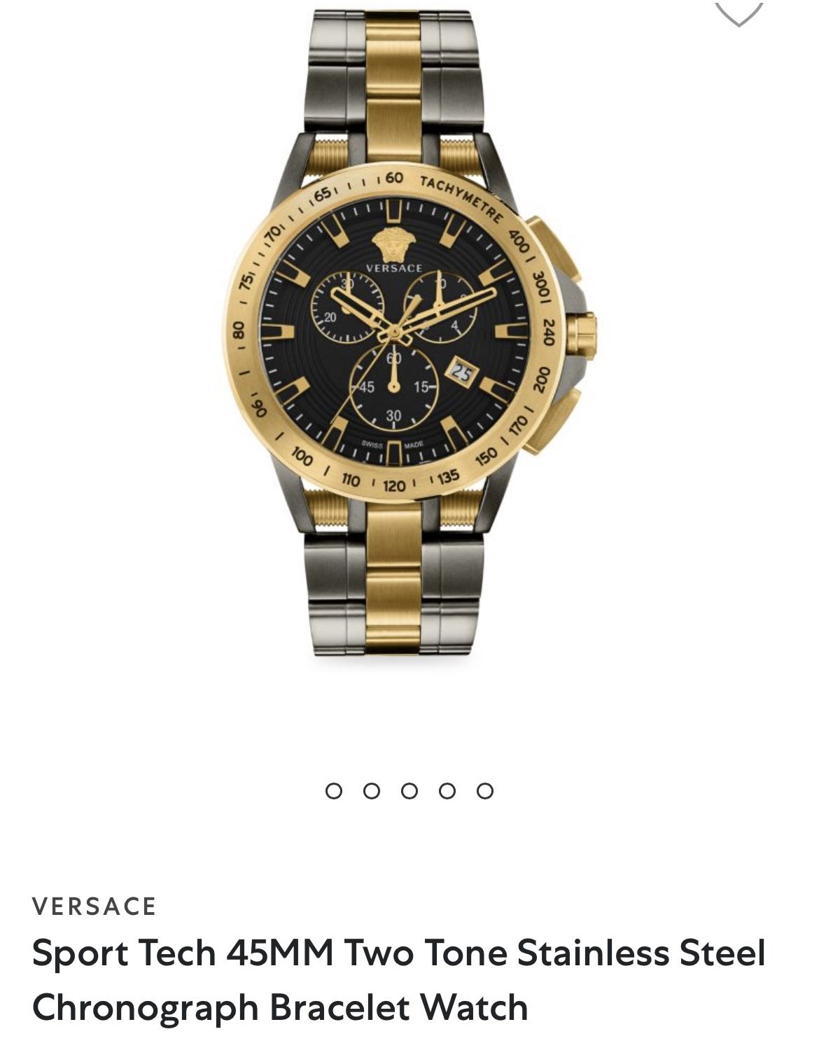 Versace Sport Tech 45mm Bracelet Watch