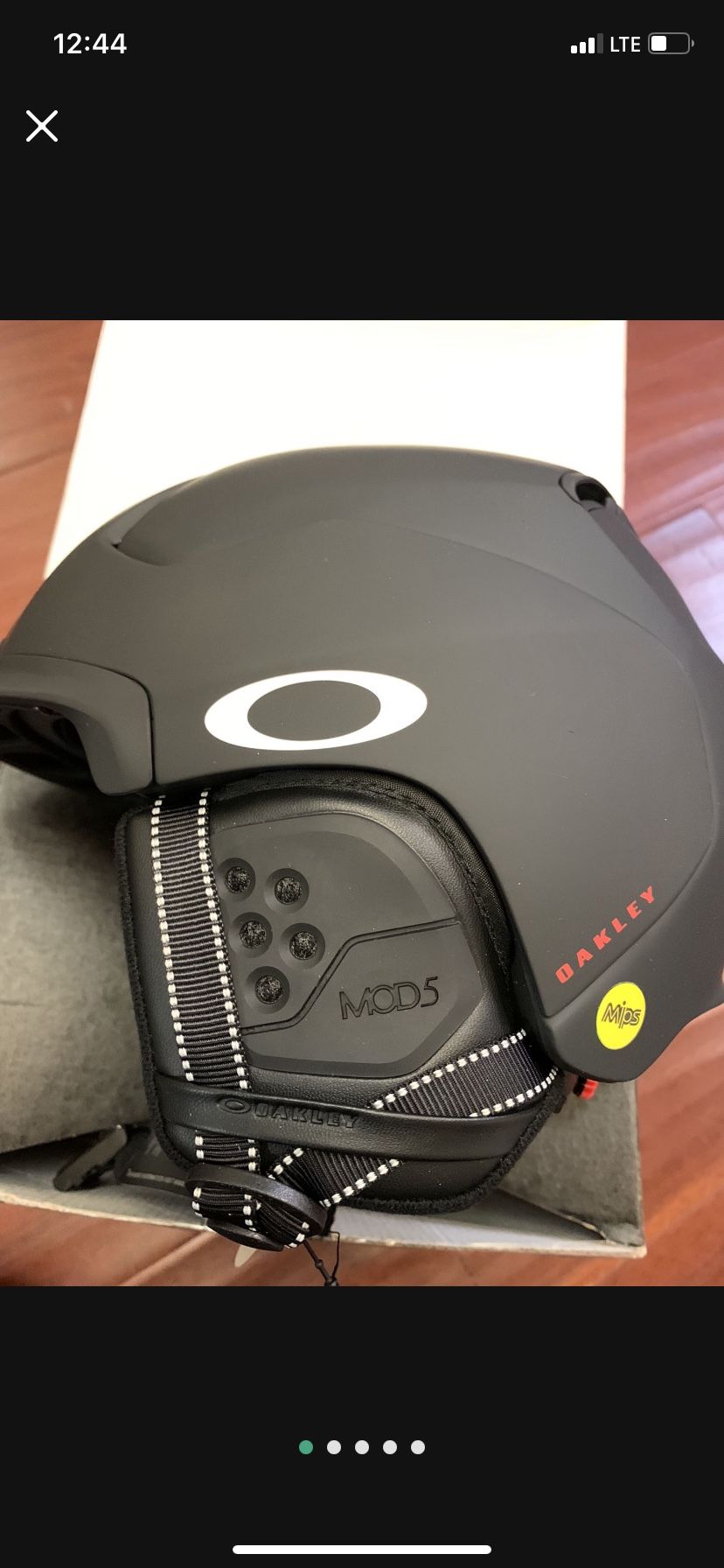 Oakley Mod 5 Mips With Fidlock Snow Helmet medium And  small，Black