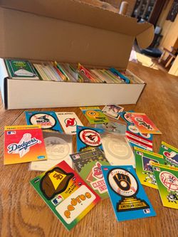 Box of Sport Team Stickers: Approx. 1000