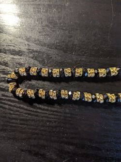Black/ Gold Rhinestone Beads!!!