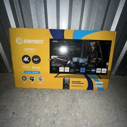 43” Element 4K Smart TV (XumoTV) – Sealed in Box