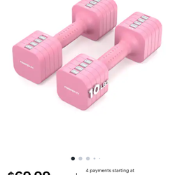 FEIERDUN - 5-in-1 Adjustable Dumbbell Set of 2