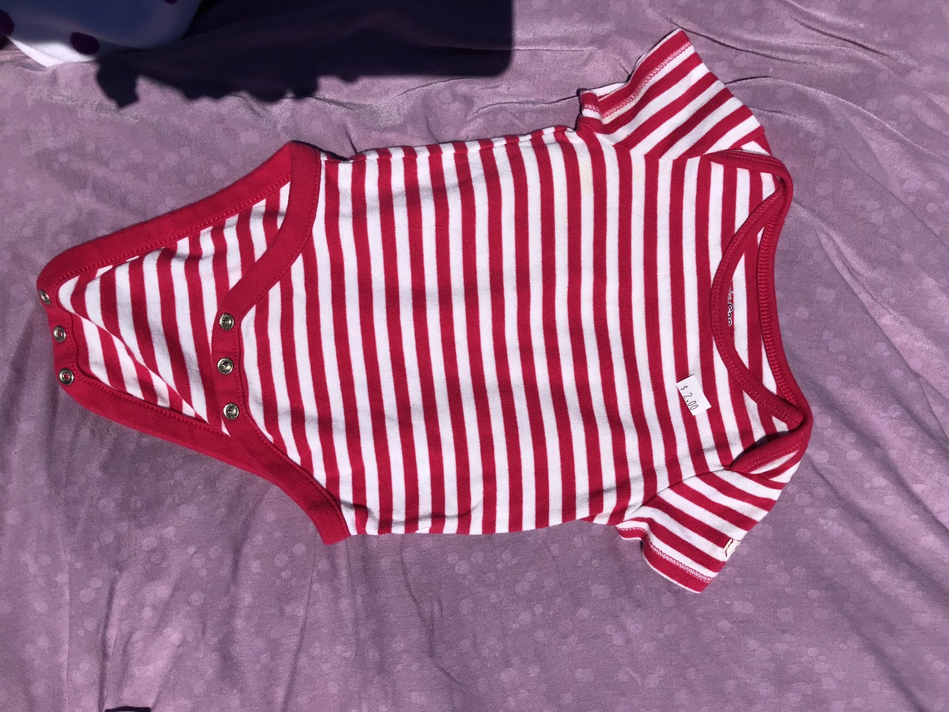 Onesie for baby. Size newborn to six months.