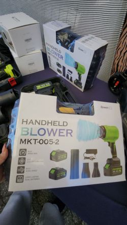 New Handheld Blower With 2 batteries
