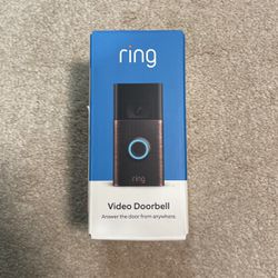 Brand New Unopened Ring Video Doorbell