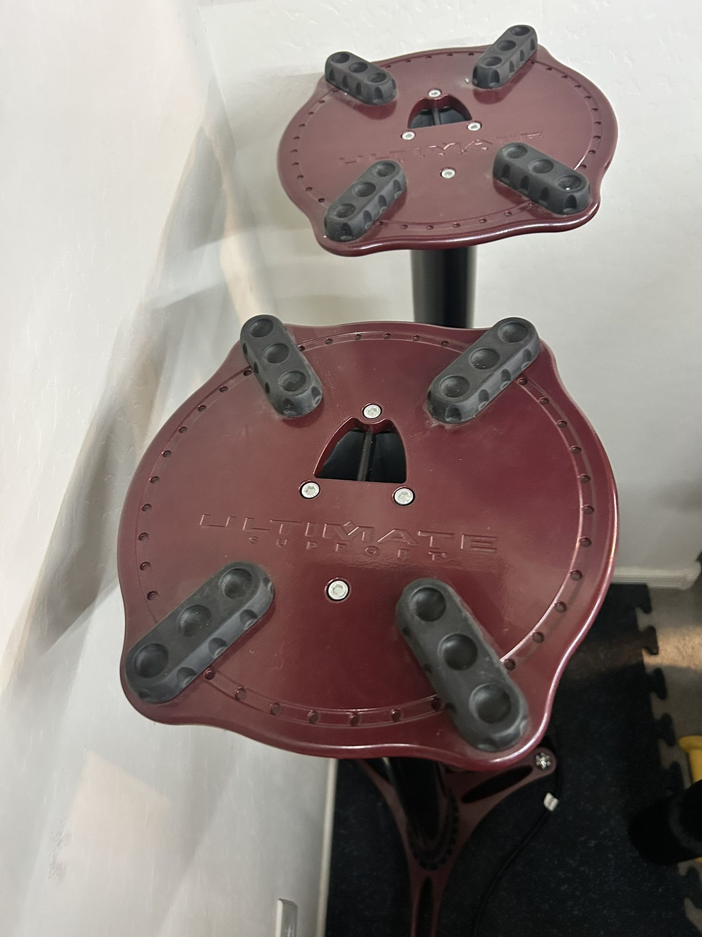 Ultimate Support MS-90-45 45" Studio Monitor Stand Pair Red