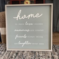Framed Home Is Where We Resides