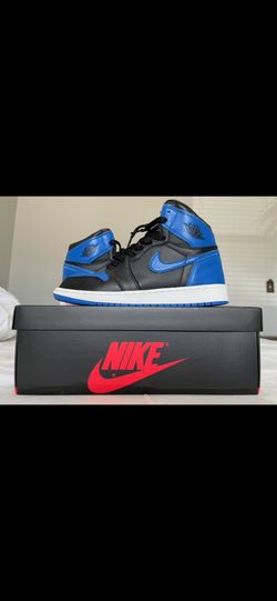 Air Jordan 1 Retro High OG BG Royal 2017 Size 7Y
