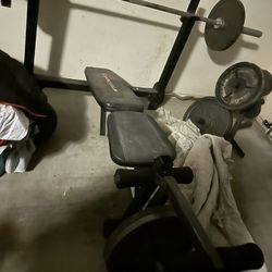 Marcy Weight Bench ONLY NO wEIGHTS