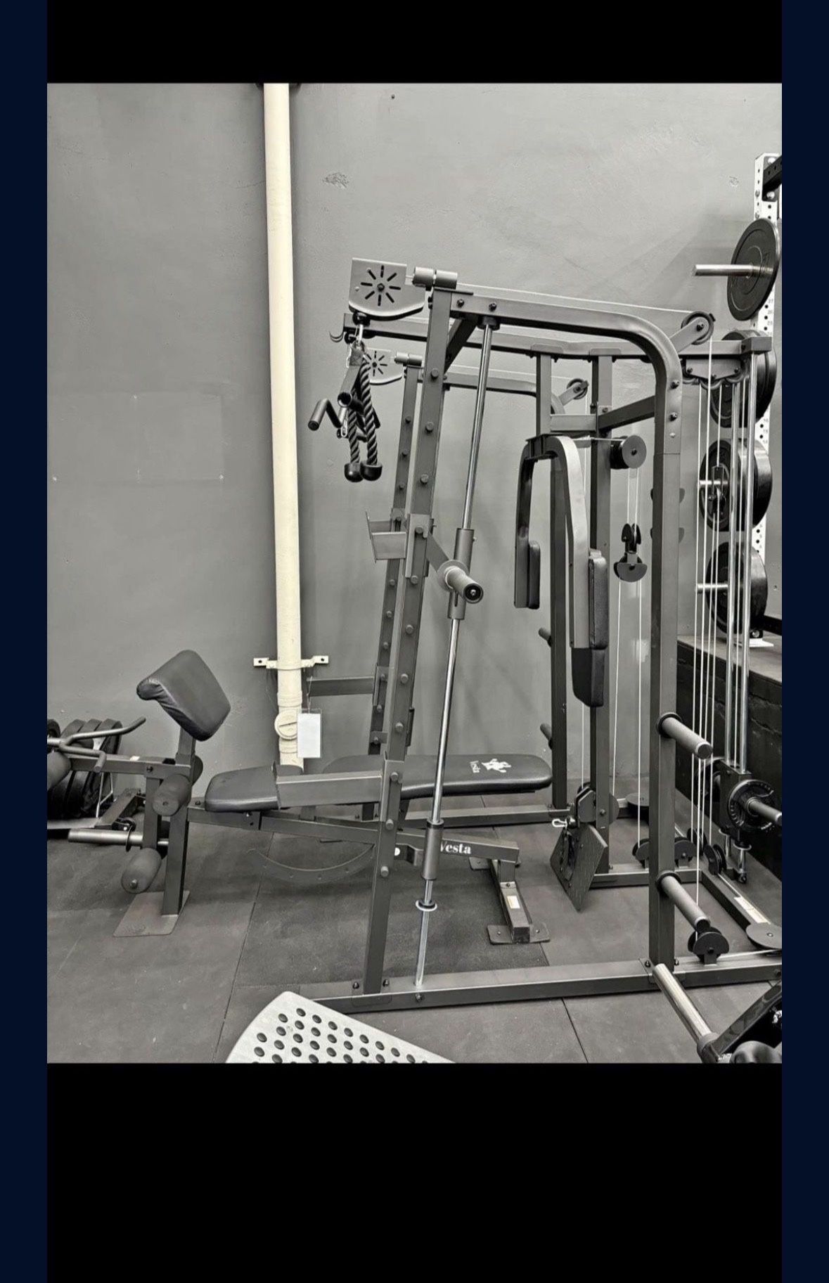 Great Deal Smith Machine with Bench Vesta Fitness