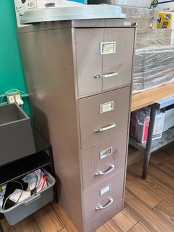 4-Drawer Metal Filing Cabinet