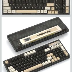 YUNZII Keynovo IF98 Pro Tri-Mode Wireless Bluetooth Hot-Swappable Board, 98-Key Mechanical Gaming Keyboard, 96% 1800 RGB Backlight Layout for Mac and 