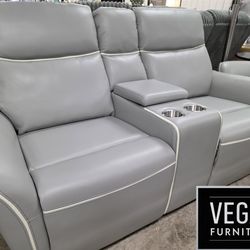 Sofa Love Seat 2pc Power Recliner