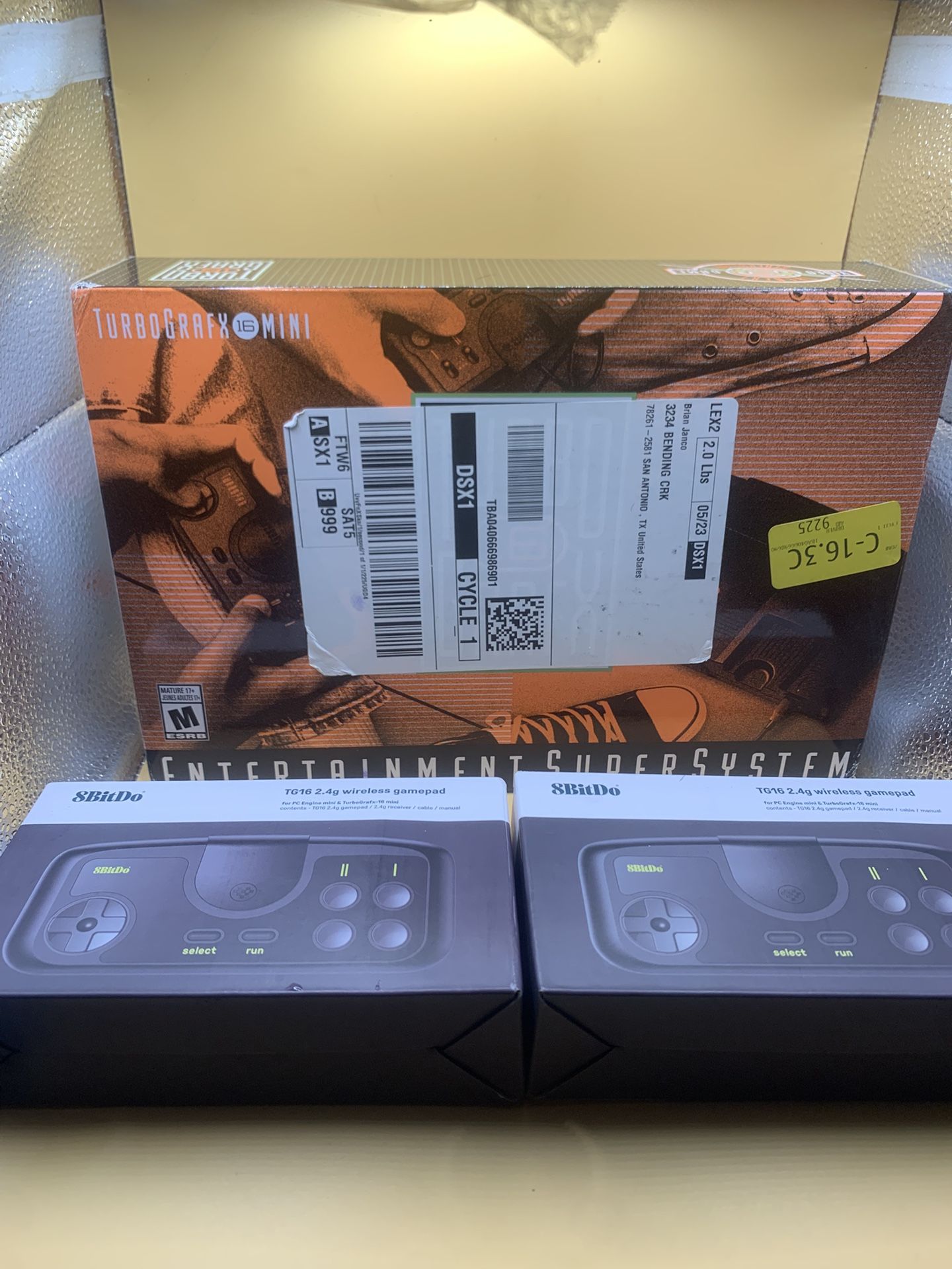 Turbo Grafx 16 Mini With Accessories (read Description )