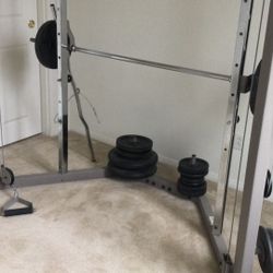 Image Weight Station . Pull-ups , Bench Press. Cable Stretch ,