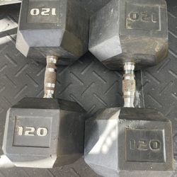 120lb Dumbbells