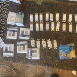 New Electrical Light Switch And Cover And Outlet