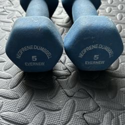 Pair 5 lbs. Dumbbells 