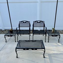 Wrought Iron Patio Set 