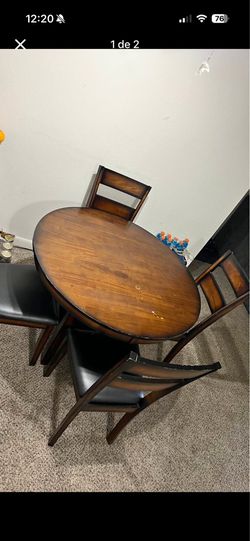 Table and chairs